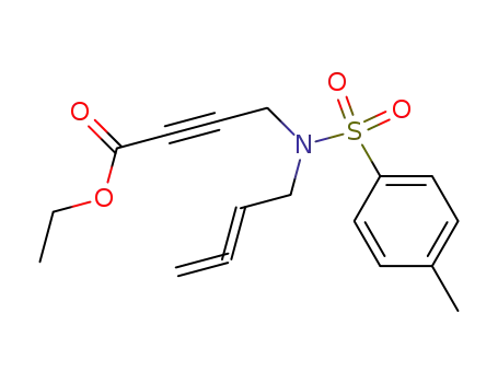 4-[buta-2,3-dienyl-(toluene-4-sulfonyl)-amino]-but-2-ynoic acid ethyl ester