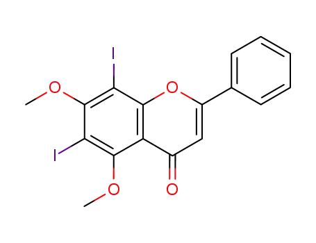 6,8-diiodo-5,7-dimethoxy-2-phenyl-chromen-4-one