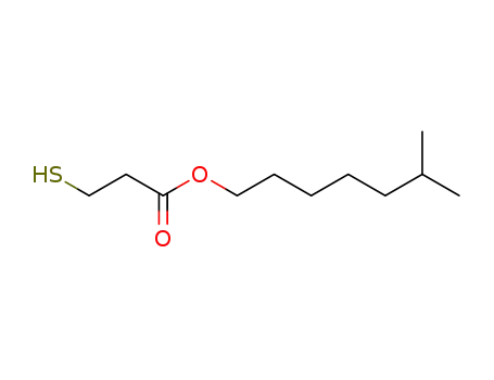 Molecular Structure of 89136-90-3 (6-methylheptyl 3-mercaptopropionate)