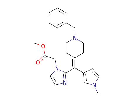 1H-Imidazole-1-acetic acid,
2-[(1-methyl-1H-pyrrol-3-yl)[1-(phenylmethyl)-4-piperidinylidene]methyl]-,
methyl ester