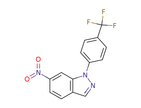 6-NITRO-1-(4-TRIFLUOROMETHYL-PHENYL)-1H-인다졸