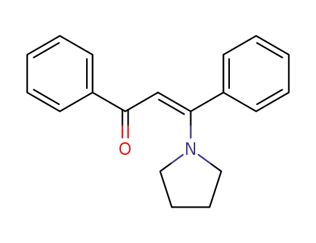 1,3-diphenyl-3-(pyrrolidin-1-yl)prop-2-en-1-one