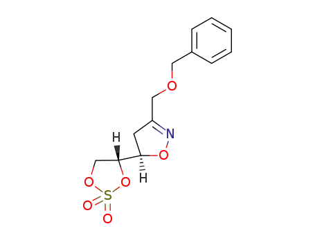(5R)-3-benzyloxymethyl-5-[(4R)-2,2-dioxo-1,3,2-dioxathiolan-4-yl]-2-isoxazoline