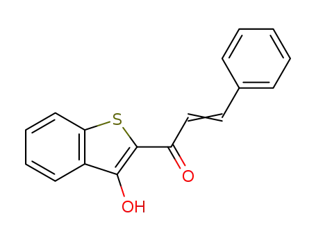2-Propen-1-one, 1-(3-hydroxybenzo[b]thien-2-yl)-3-phenyl-