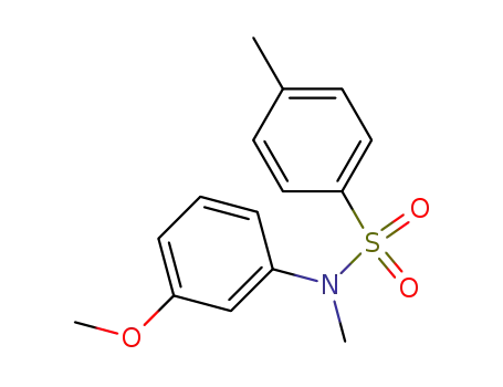 Molecular Structure of 16437-31-3 (N-(m-methoxyphenyl)-N-methyl-p-toluenesulphonamide)