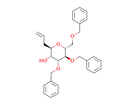 1-(3',4',6'-tri-O-benzyl-α-D-mannopyranosyl)prop-2-ene