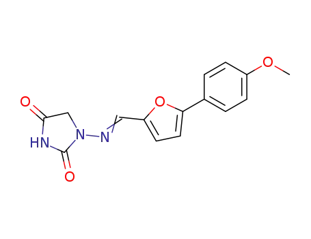 2,4-Imidazolidinedione,
1-[[[5-(4-methoxyphenyl)-2-furanyl]methylene]amino]-