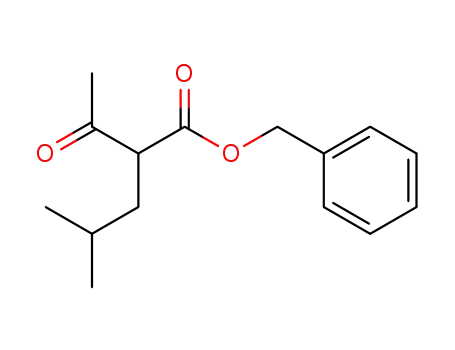 Pentanoic acid, 2-acetyl-4-methyl-, phenylmethyl ester
