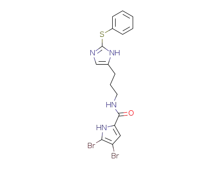 1H-Pyrrole-2-carboxamide,
4,5-dibromo-N-[3-[2-(phenylthio)-1H-imidazol-4-yl]propyl]-