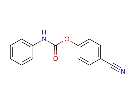 Molecular Structure of 37070-85-2 (4-cyanophenyl phenylcarbamate)