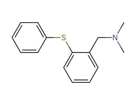 Molecular Structure of 63167-05-5 (N,N-dimethyl-N-[2-(phenylsulfanyl)benzyl]amine)