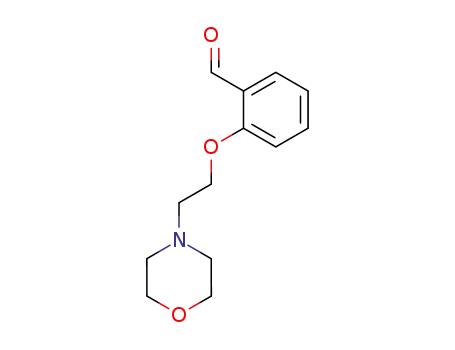 Molecular Structure of 68997-45-5 (2-(2-MORPHOLINOETHOXY)BENZALDEHYDE)