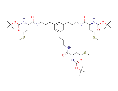 [1-(3-{3,5-bis-[3-(2-<i>tert</i>-butoxycarbonylamino-4-methylsulfanyl-butyrylamino)-propyl]-phenyl}-propylcarbamoyl)-3-methylsulfanyl-propyl]-carbamic acid <i>tert</i>-butyl ester