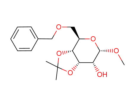 methyl 6-O-benzyl-3,4-O-isopropylidene-α-D-allopyranoside