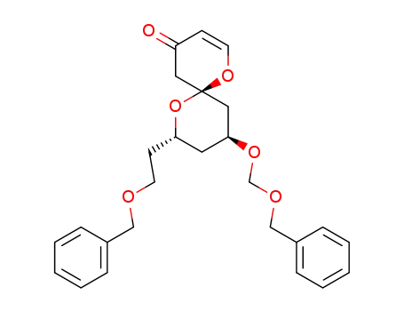 (6R,8S,10S)-8-(2-Benzyloxy-ethyl)-10-benzyloxymethoxy-1,7-dioxa-spiro[5.5]undec-2-en-4-one