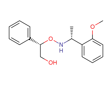 Molecular Structure of 368447-73-8 ((2S)-2-({[(1R)-1-(2-methoxyphenyl)ethyl]amino}oxy)-2-phenylethanol)