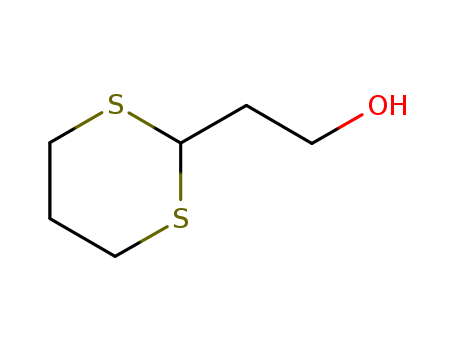 Molecular Structure of 14947-48-9 (1,3-Dithiane-2-ethanol)