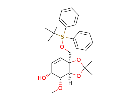 (1R,4S,5S,6R)-4-(tert-butyldiphenylsilanyloxymethyl)-4,5-O-isopropylidenedioxy-6-methoxy-2-cyclohexen-1-ol