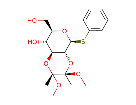 phenyl 2,3-di-O-(2,3-dimethoxybutane-2,3-diyl)-1-thio-β-D-glucopyranoside