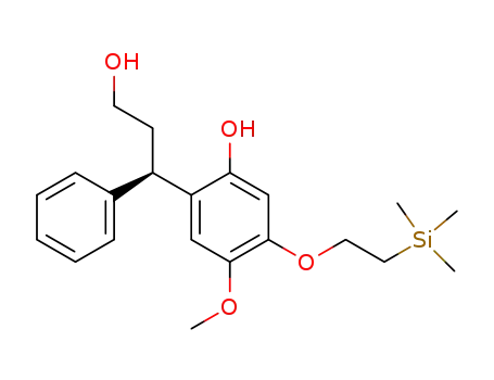 2-((R)-3-Hydroxy-1-phenyl-propyl)-4-methoxy-5-(2-trimethylsilanyl-ethoxy)-phenol