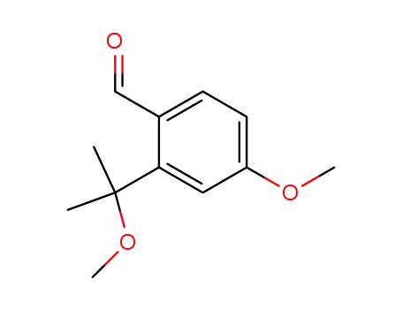 4-methoxy-2-(1-methoxy-1-methylethyl)benzaldehyde