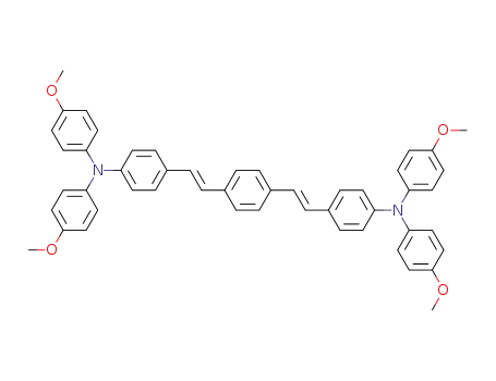 Molecular Structure of 872466-50-7 ((E,E)-1,4-bis[4-{bis(4-methoxyphenyl)amino}styryl]benzene)