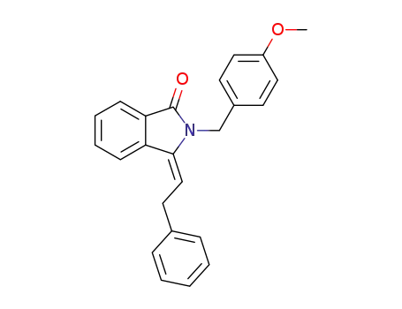 2-(4-methoxybenzyl)-3-<(E)-2-phenylethylidene>-1-isoindolinone