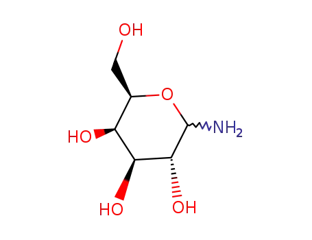 Molecular Structure of 74867-91-7 (1-AMINO-1-DEOXY-BETA-D-GALACTOSE)