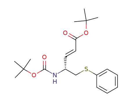 Tert-butyl (2e,4r)-4-((tert-butoxycarbonyl)amino)-5-(phenylthio)pent-2-enoate