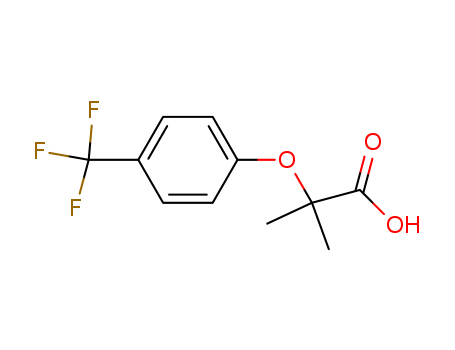 Propanoic acid, 2-methyl-2-[4-(trifluoromethyl)phenoxy]-