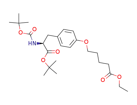 N-Boc-Tyr[O(CH<sub>2</sub>)4CO<sub>2</sub>Et]-OtBu