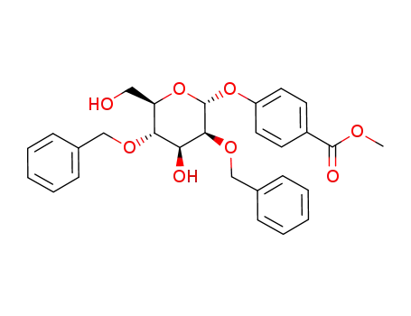 p-(methoxycarbonyl)phenyl 2,4-di-O-benzyl-α-D-mannopyranoside