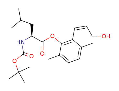 1-O-(N-Boc-L-leucyl)-2-[(Z)-3-hydroxy-1-propenyl]-3,6-dimethylphenol