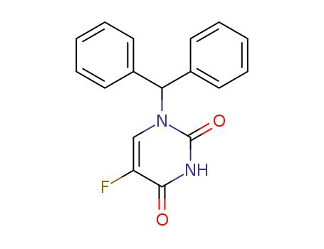 2,4(1H,3H)-Pyrimidinedione,1-(diphenylmethyl)-5-fluoro- cas  68321-45-9