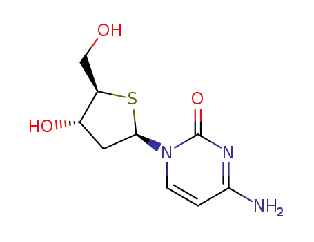 1-[(4S,5R)-4-Hydroxy-5-(hydroxymethyl)thiolan-2-yl]cytosine