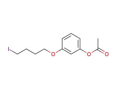 3-(4-iodobutoxy)phenyl acetate