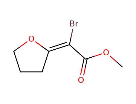 Molecular Structure of 805228-92-6 (METHYL Z-BROMO-(DIHYDROFURAN-2-YLIDENE)ACETATE)