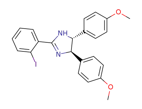 1H-Imidazole, 4,5-dihydro-2-(2-iodophenyl)-4,5-bis(4-methoxyphenyl)-,
(4R,5R)-