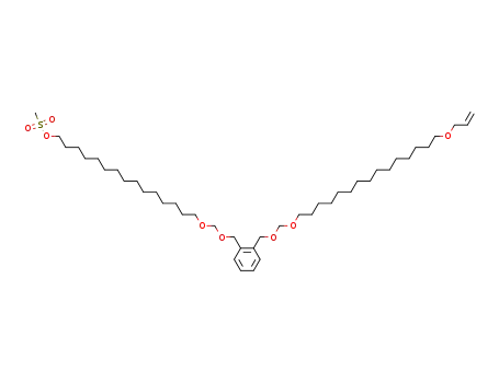 methanesulfonic acid 15-[2-(15-allyloxy-pentadecyloxymethoxymethyl)-benzyloxymethoxy]-pentadecyl ester