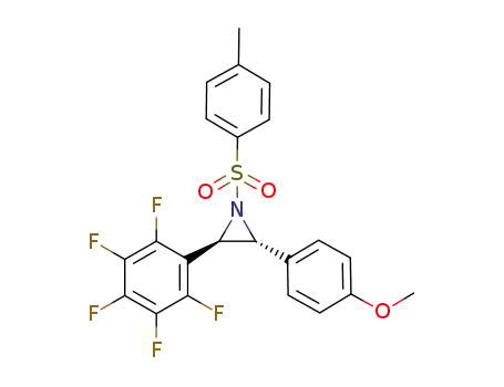 2-(4-메톡시페닐)-3-(퍼플루오로페닐)-1-토실라지리딘