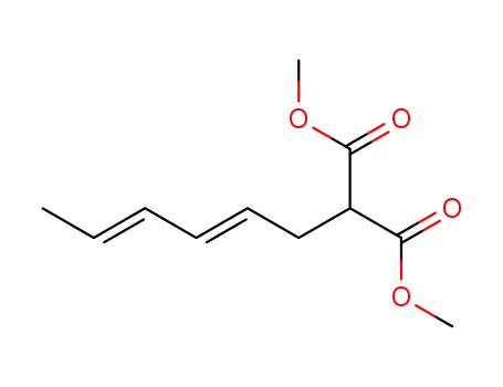 dimethyl 2-[(2E,4E)-hexa-2,4-dienyl]propanedioate