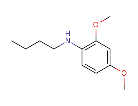 Molecular Structure of 124006-23-1 (BUTYL-(2,4-DIMETHOXY-PHENYL)-AMINE)