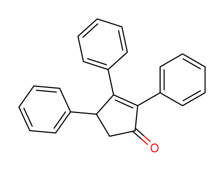 Molecular Structure of 4970-80-3 (2-Cyclopenten-1-one, 2,3,4-triphenyl-)