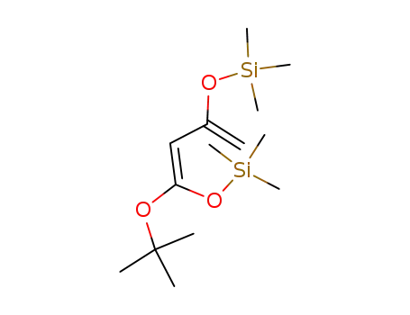 Molecular Structure of 146431-18-7 ((Z)-1,3-bis(trimethylsiloxy)-1-tert-butoxybuta-1,3-diene)