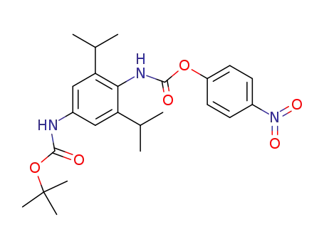 tert-butyl 4-nitrophenyl (2,6-diisopropyl-1,4-phenylene)biscarbamate