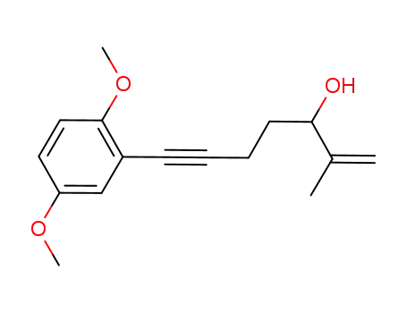 7-(2,5-dimethoxyphenyl)-2-methylhept-1-en-6-yn-3-ol