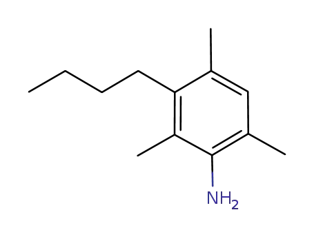 Molecular Structure of 934273-88-8 (3-butyl-2,4,6-trimethylaniline)