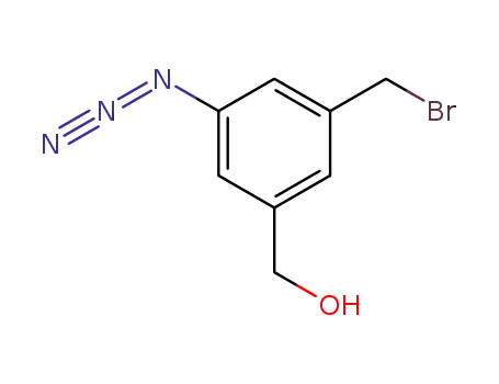 1-azido-3-bromomethyl-5-(hydroxymethyl)benzene