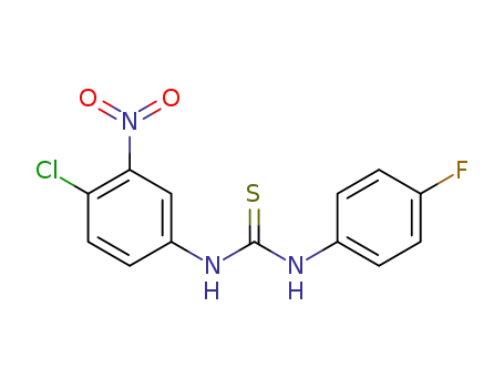 1-(4-chloro-3-nitrophenyl)-3-(4-fluorophenyl)thiourea