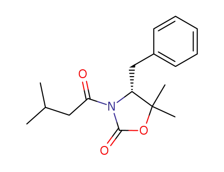 (R)-3-(3-methylbutanoyl)-4-benzyl-5,5-dimethyloxazolidin-2-one